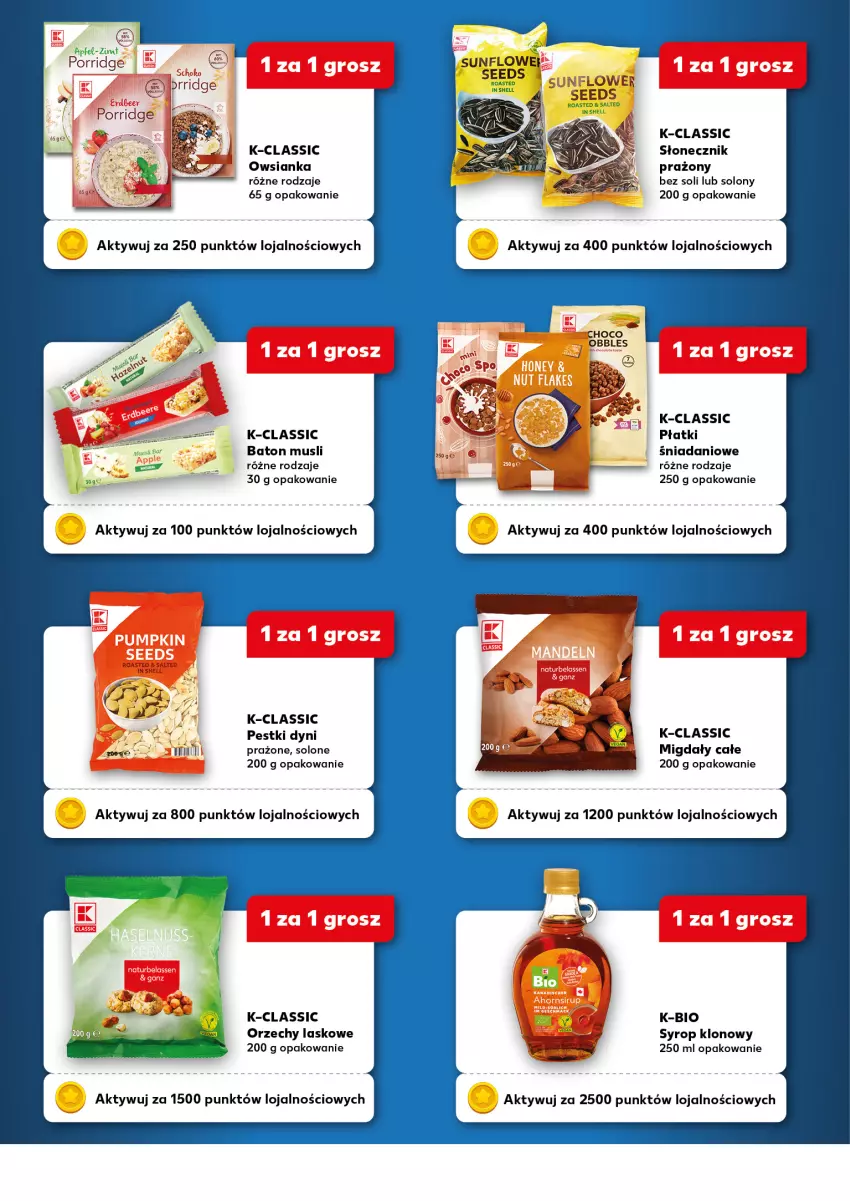 Gazetka promocyjna Kaufland - Kaufland - ważna 02.01 do 14.01.2026 - strona 4 - produkty: Baton, Danio, Migdały, Mus, Owsianka, Pestki dyni, Por, Słonecznik prażony, Syrop