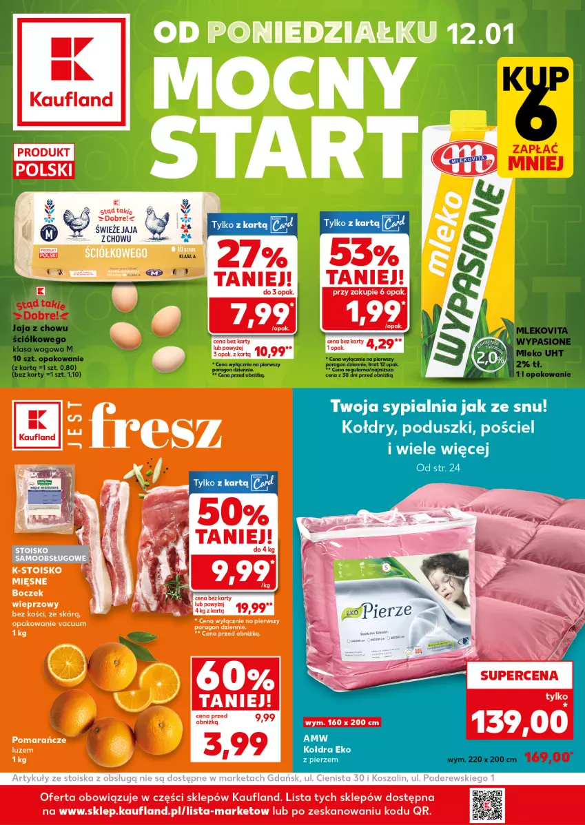 Gazetka promocyjna Kaufland - Mocny Start - ważna 12.01 do 14.01.2026 - strona 1 - produkty: Kołdra, Pościel, Sypialnia