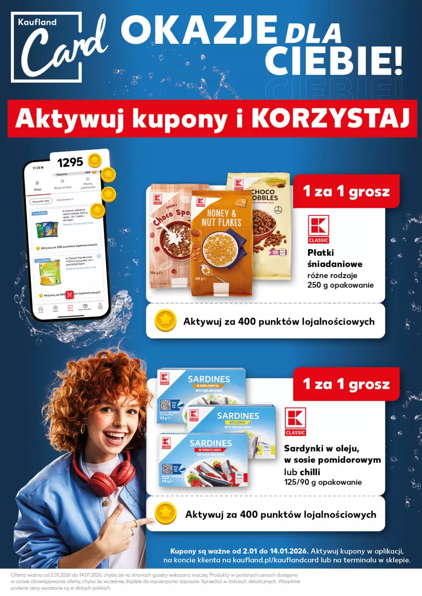 Gazetka promocyjna Kaufland - Mocny Start - ważna 12.01 do 14.01.2026 - strona 11 - produkty: Danio, Olej, Sardynki, Sos