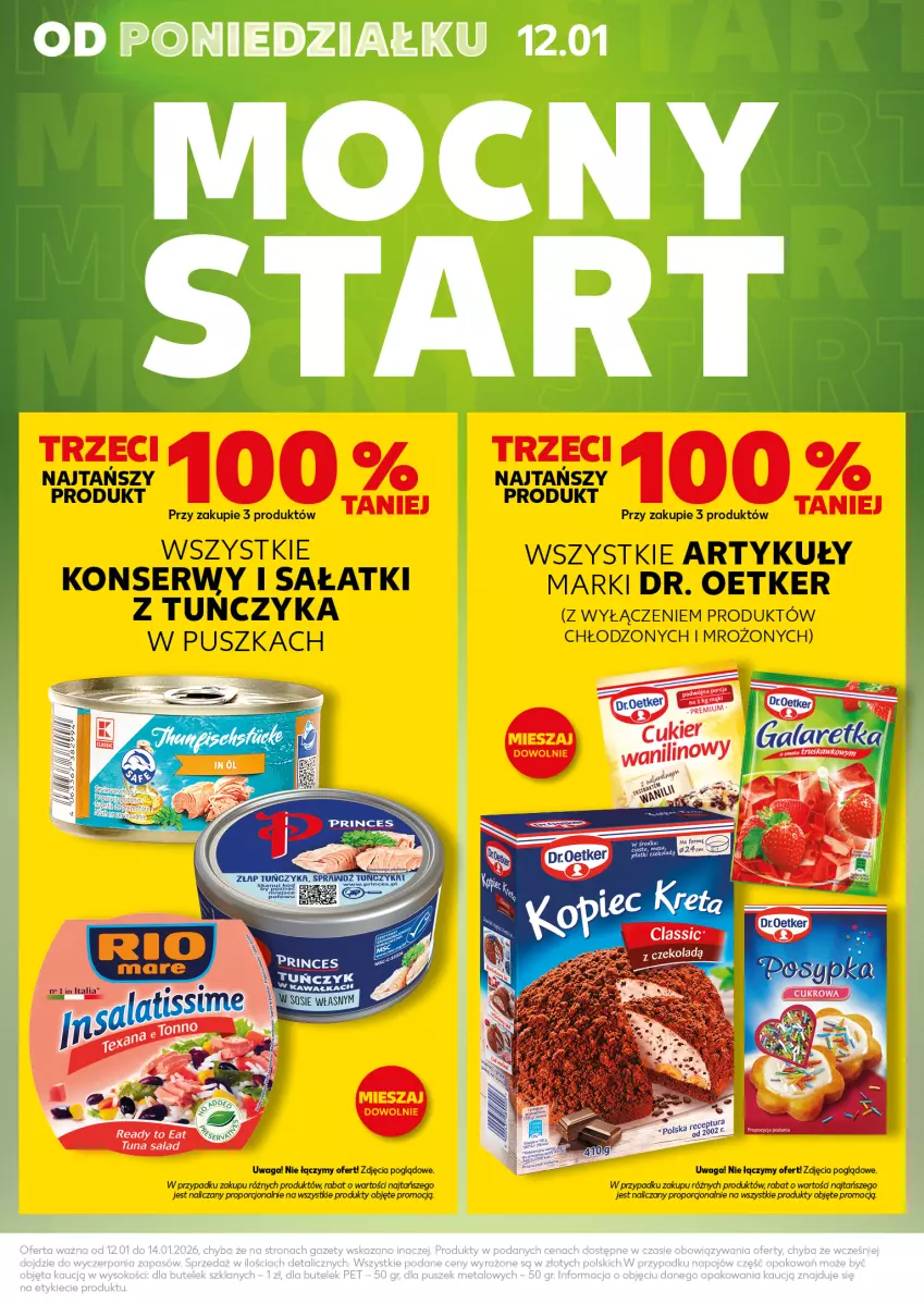 Gazetka promocyjna Kaufland - Mocny Start - ważna 12.01 do 14.01.2026 - strona 5 - produkty: Dr. Oetker, Kawa, Por, Sałat, Ser, Waga