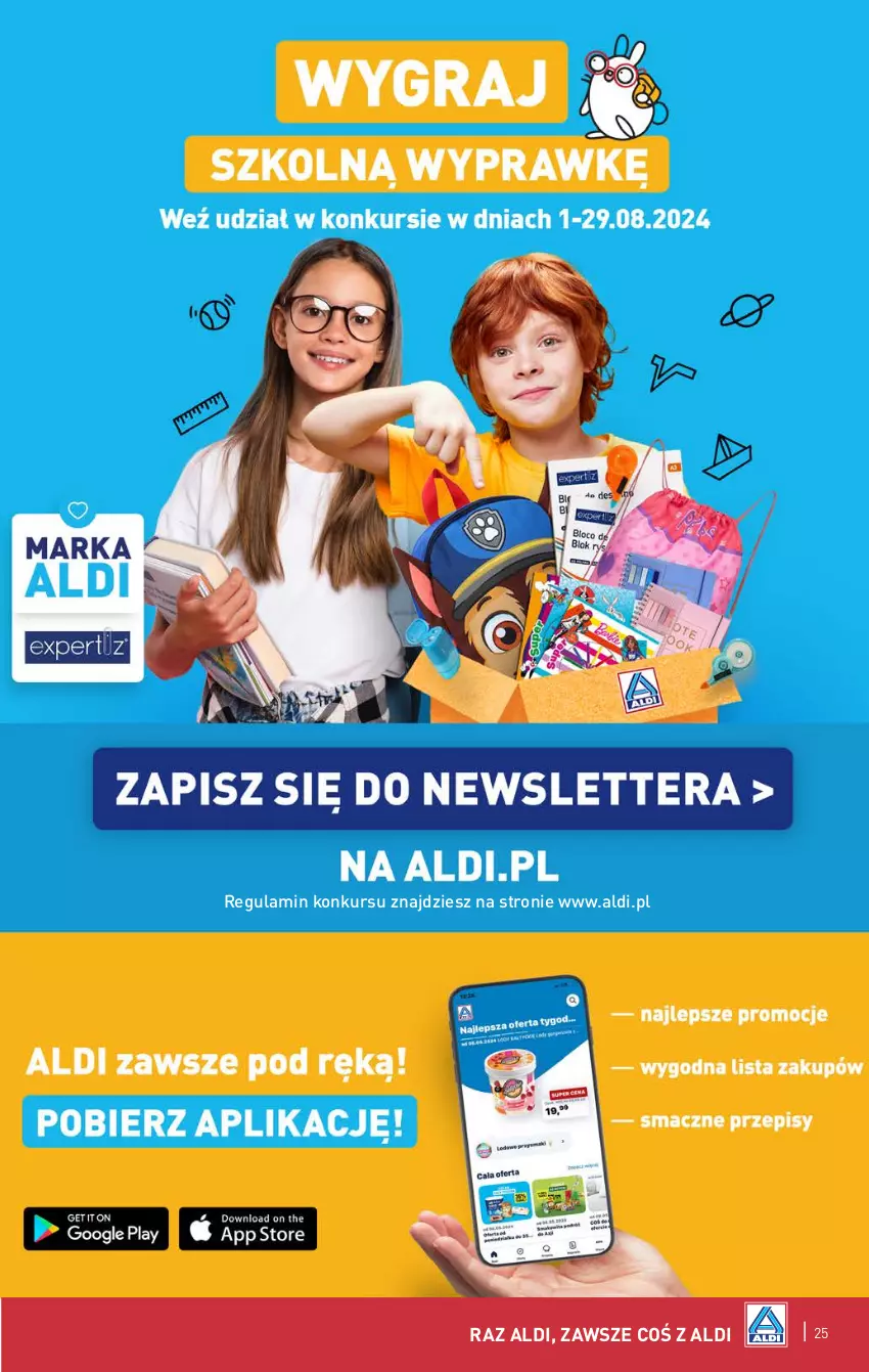 Gazetka promocyjna Aldi - Pełna oferta - ważna 05.08 do 10.08.2024 - strona 25 - produkty: Fa, Gra