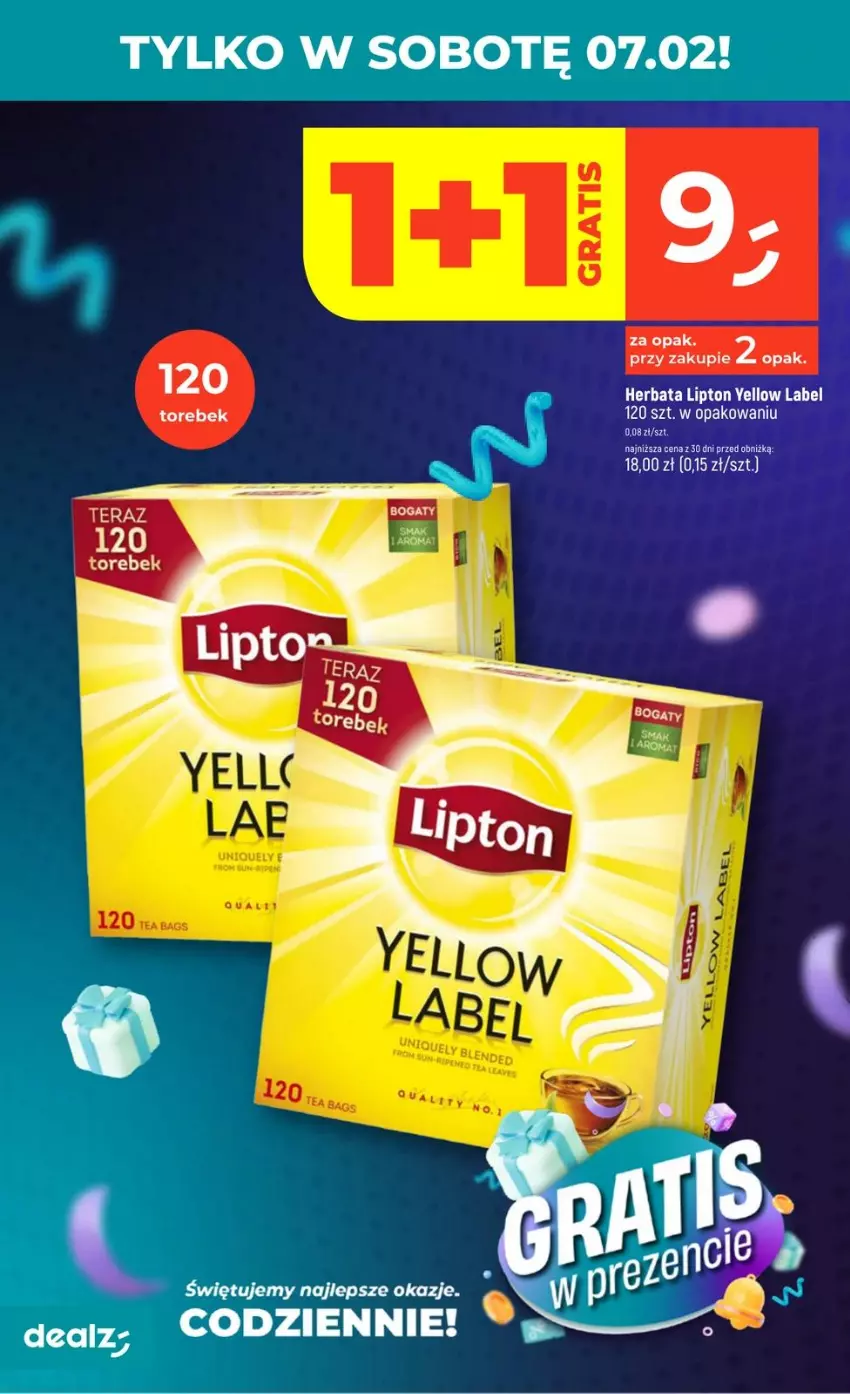 Gazetka promocyjna Dealz - GRATIS W PREZENCIE - ważna 05.02 do 11.02.2026 - strona 4 - produkty: Herbata, Lipton