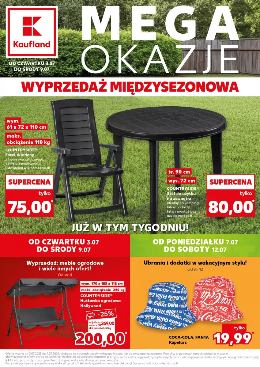 Gazetka promocyjna Kaufland - Kaufland - ważna 03.07 do 09.07.2025 - strona 1 - produkty: Meble