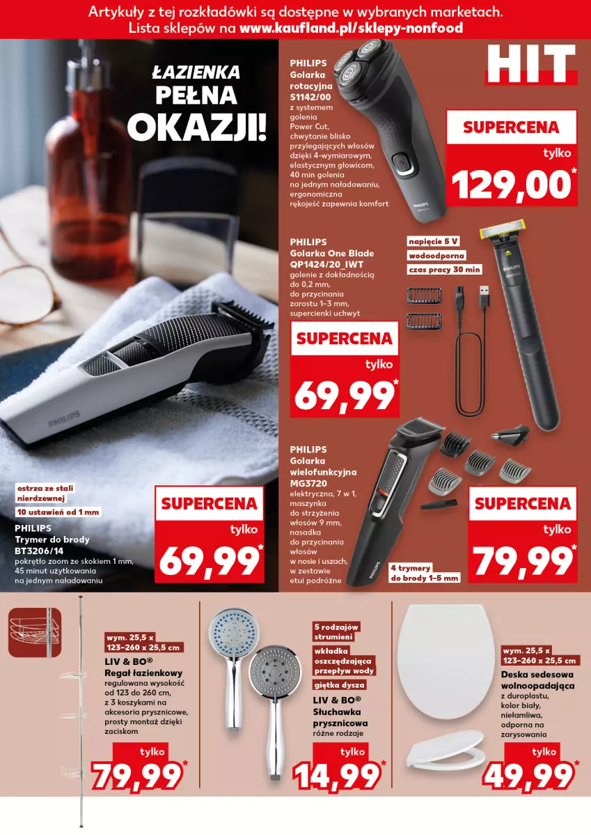 Gazetka promocyjna Kaufland - Kaufland - ważna 03.07 do 09.07.2025 - strona 10 - produkty: Deska sedesowa, Kosz, Philips, Por, Regał, Sok