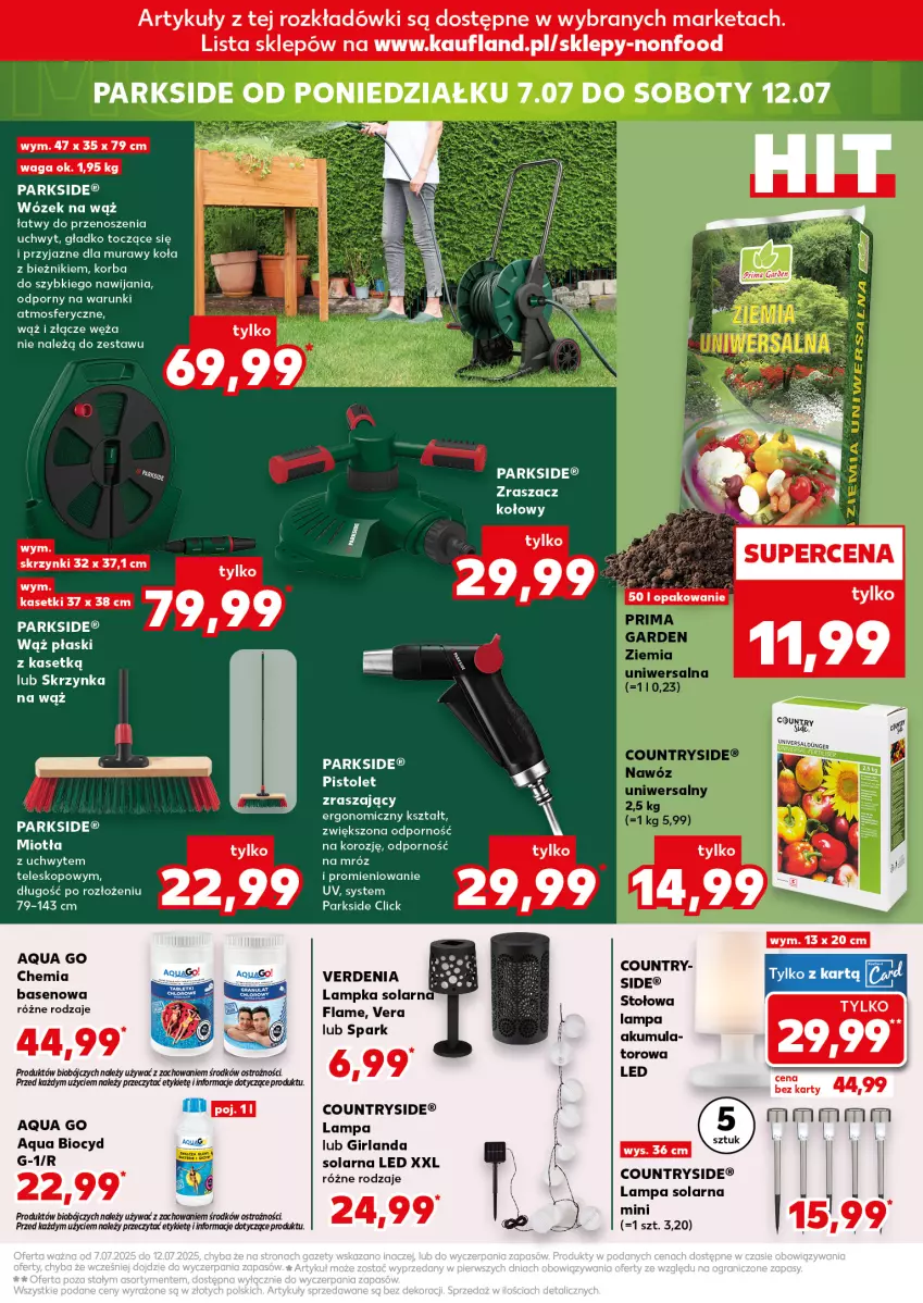 Gazetka promocyjna Kaufland - Kaufland - ważna 03.07 do 09.07.2025 - strona 19 - produkty: Dove, Girlanda, Lampa, LEGO, LG, Parkside, Teleskop, Waga, Wózek