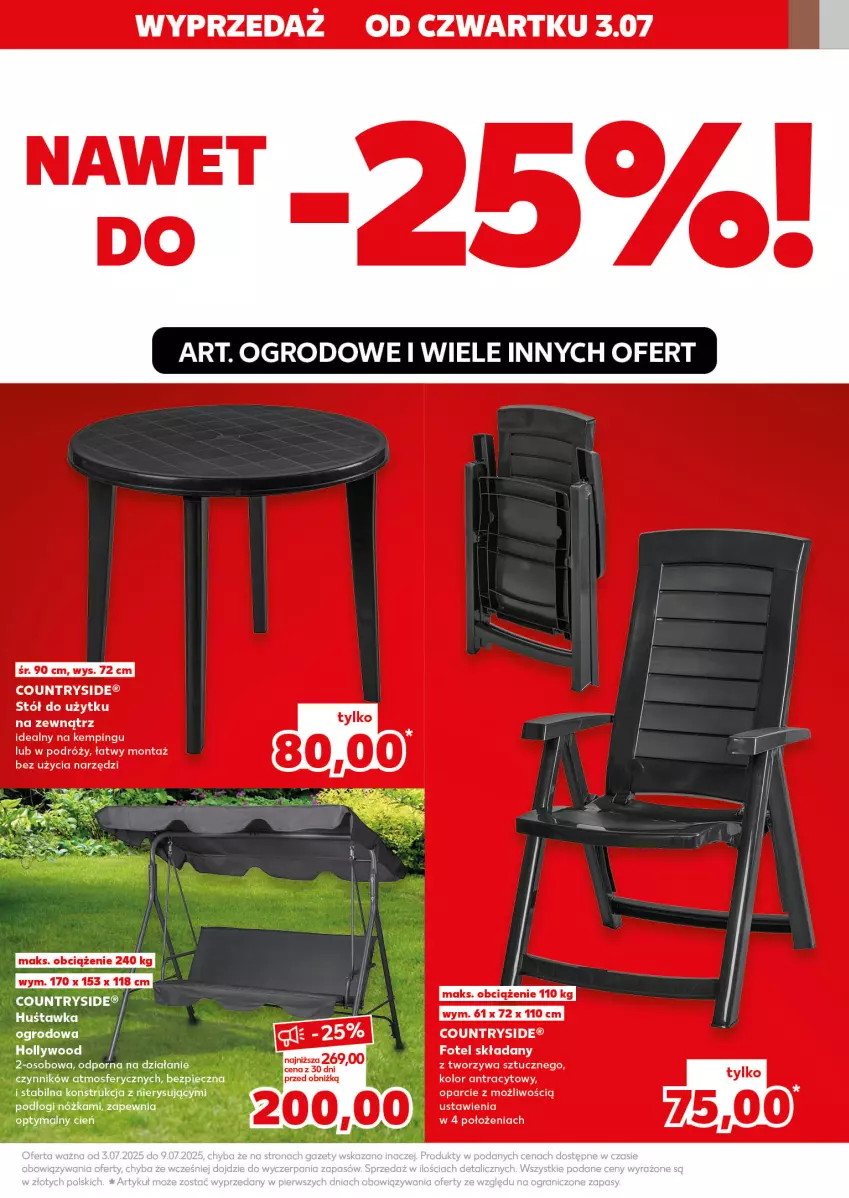 Gazetka promocyjna Kaufland - Kaufland - ważna 03.07 do 09.07.2025 - strona 5 - produkty: Huśtawka