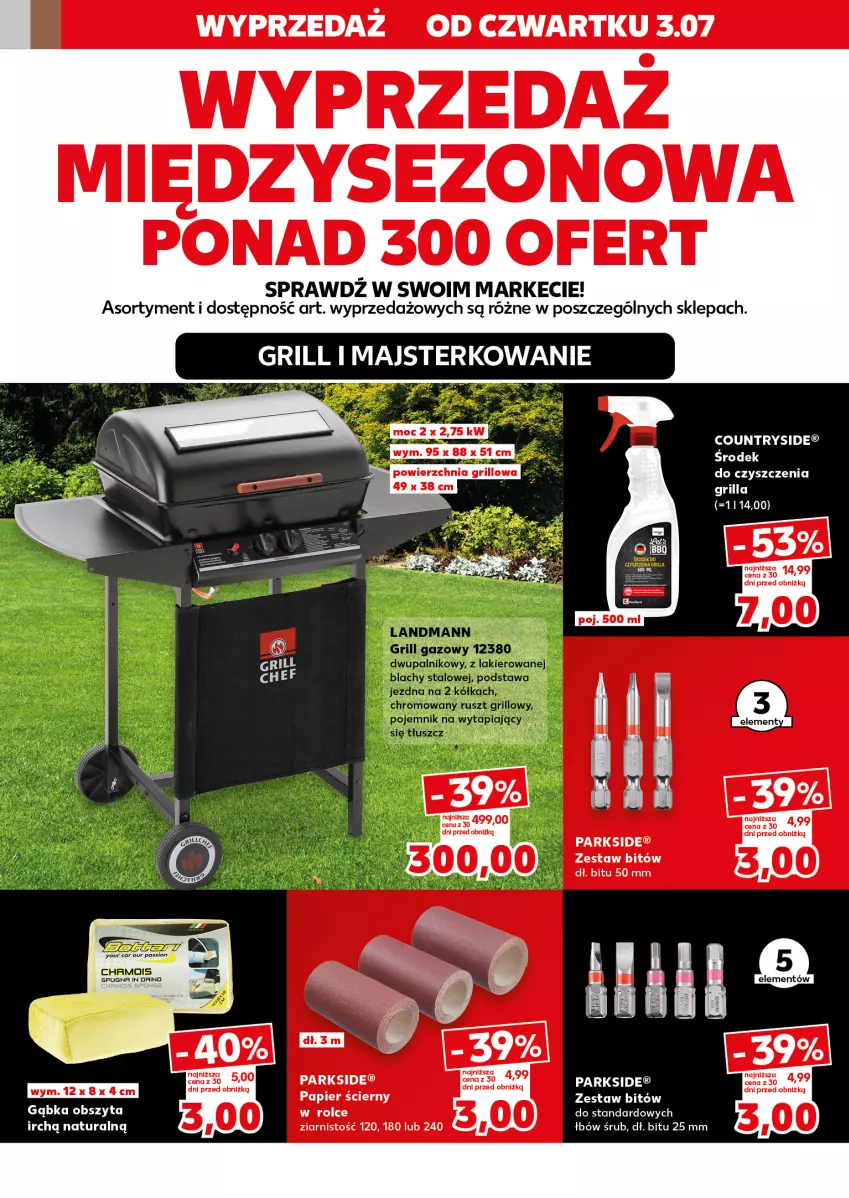 Gazetka promocyjna Kaufland - Kaufland - ważna 03.07 do 09.07.2025 - strona 8 - produkty: Grill, Papier, Papier ścierny, Parkside