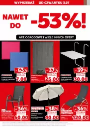 Gazetka promocyjna Kaufland - Kaufland - Gazetka - ważna od 09.07 do 09.07.2025 - strona 7 - produkty: Stolik, Parasol