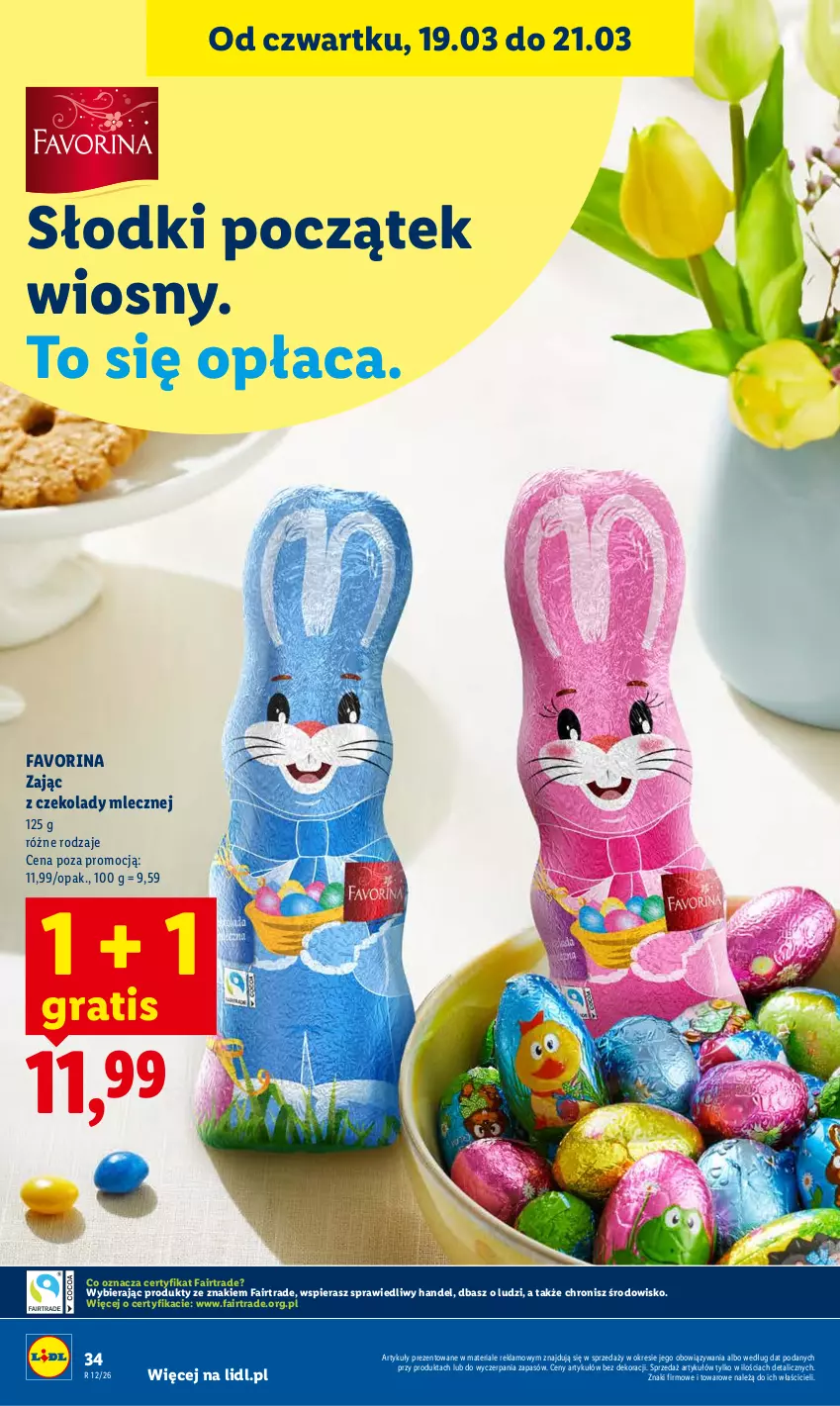 Gazetka promocyjna Lidl - GAZETKA - ważna 19.03 do 21.03.2026 - strona 34 - produkty: Fa, Gra