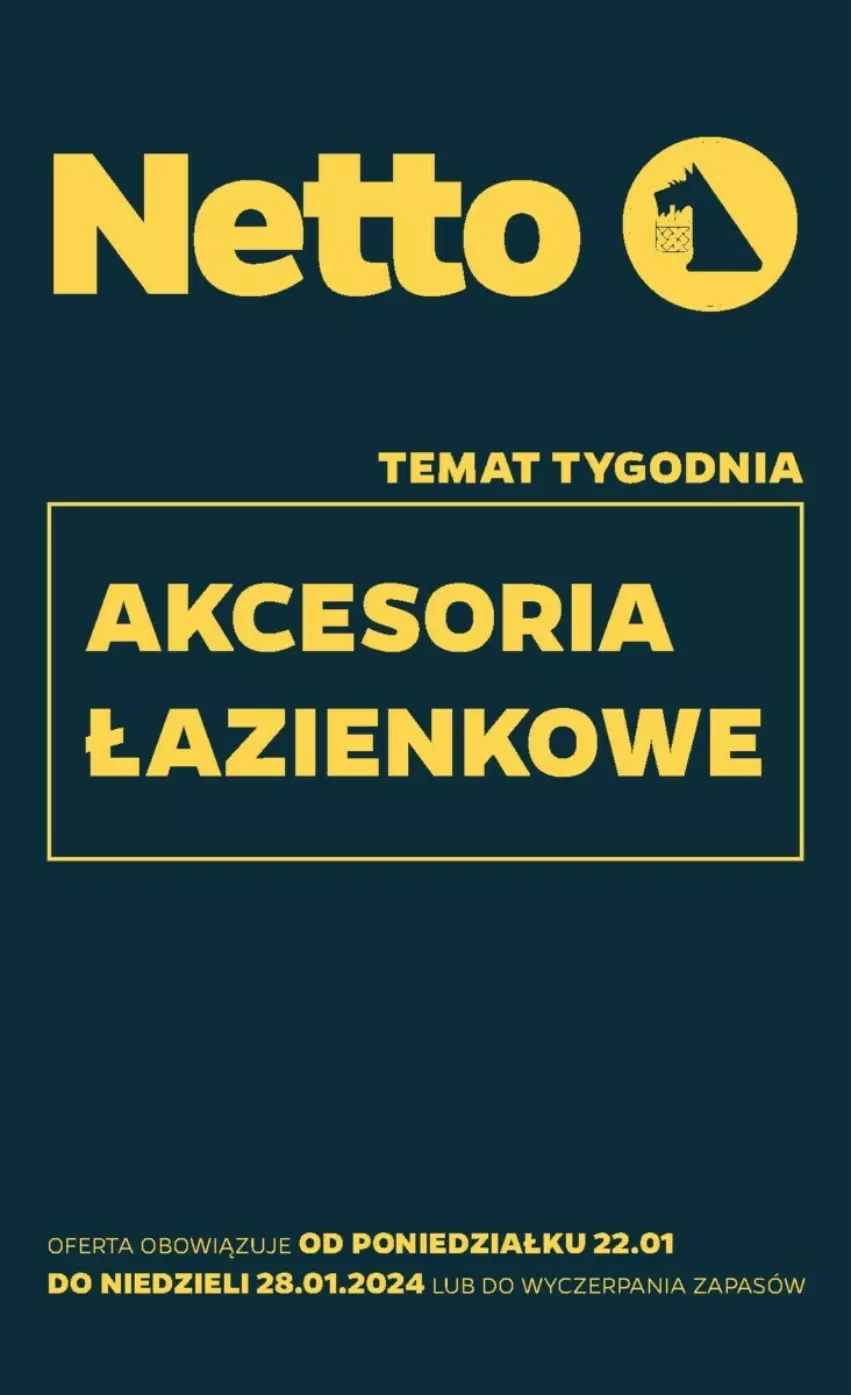 Gazetka promocyjna Netto - ważna 22.01 do 28.01.2024 - strona 1 - produkty: Taca