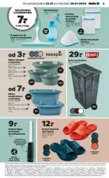 Gazetka promocyjna Netto - Gazetka - ważna od 28.01 do 28.01.2024 - strona 3 - produkty: Klapki, Por, Kosz, Siatka, Miska, Fa