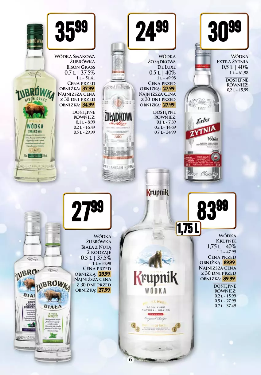 Gazetka promocyjna Dino - Katalog alkoholowy 18.12 - 30.12 - ważna 18.12 do 30.12.2023 - strona 6 - produkty: Gra, Krupnik, Wódka