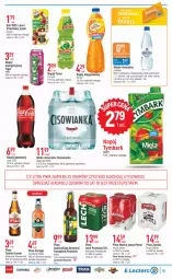Gazetka promocyjna E Leclerc - Gazetka - ważna od 02.04 do 02.04.2023 - strona 19 - produkty: Piwa, Piwo, Sok, Gin, Gra, Napój energetyczny, Inka, Coca-Cola, Tyskie, Warka, Leon, Fortuna, Carlsberg, Tiger, Napój gazowany, Woda mineralna, Napój niegazowany, Woda, Napój, Cisowianka, Lech Premium, Hortex