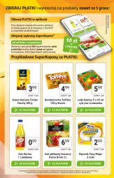 Gazetka promocyjna Stokrotka - Supermarket - Gazetka - ważna od 03.08 do 03.08.2022 - strona 3 - produkty: Tchibo, Sok, Kaktus, Kawa mielona, Kawa, Lody, Sok jabłkowy, Ręcznik, Rolki, Toffifee, Tchibo Family, Foxy, Hortex, HP, Fa