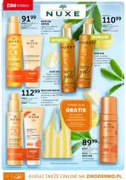Gazetka promocyjna Ziko - Gazetka Ziko Dermo - Gazetka - ważna od 28.05 do 28.05.2025 - strona 6 - produkty: Ser, Gra, Inka, Mleczko, Torba, Nuxe, Olej