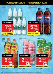 Gazetka promocyjna Delikatesy Centrum - Gazetka - ważna od 10.11 do 10.11.2024 - strona 21 - produkty: Rum, 7up, Pepsi max, Mirinda, Pepsi, Lipton, Woda mineralna, Woda, Napój