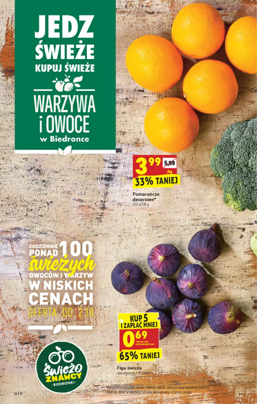 Gazetka promocyjna Biedronka - W tym tygodniu - ważna 30.09 do 06.10.2021 - strona 16 - produkty: Deser, Gala, Owoce, Pomarańcze, Ser