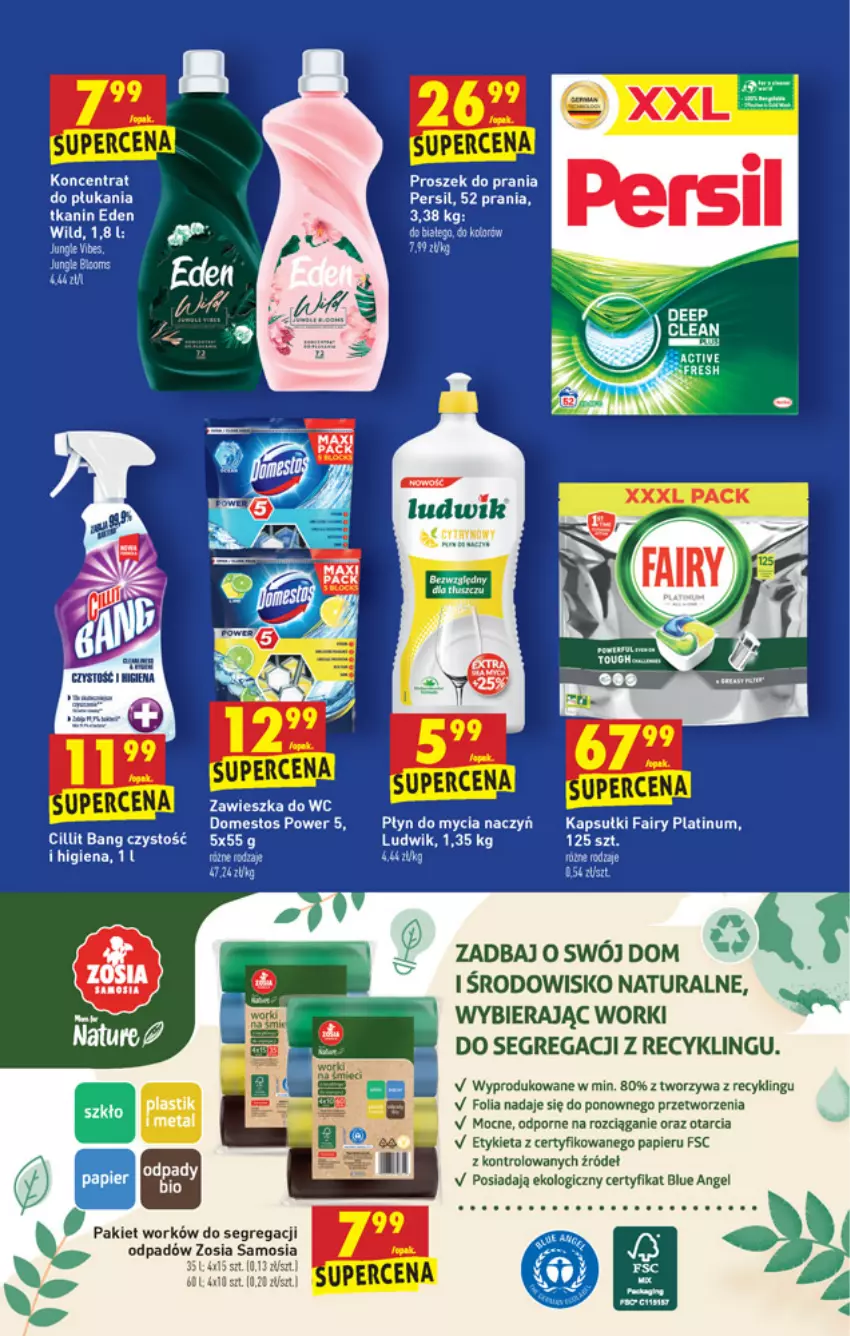 Gazetka promocyjna Biedronka - W tym tygodniu - ważna 30.09 do 06.10.2021 - strona 61 - produkty: Cillit Bang, Do mycia naczyń, Domestos, Ludwik, Papier, Persil, Por, Proszek do prania