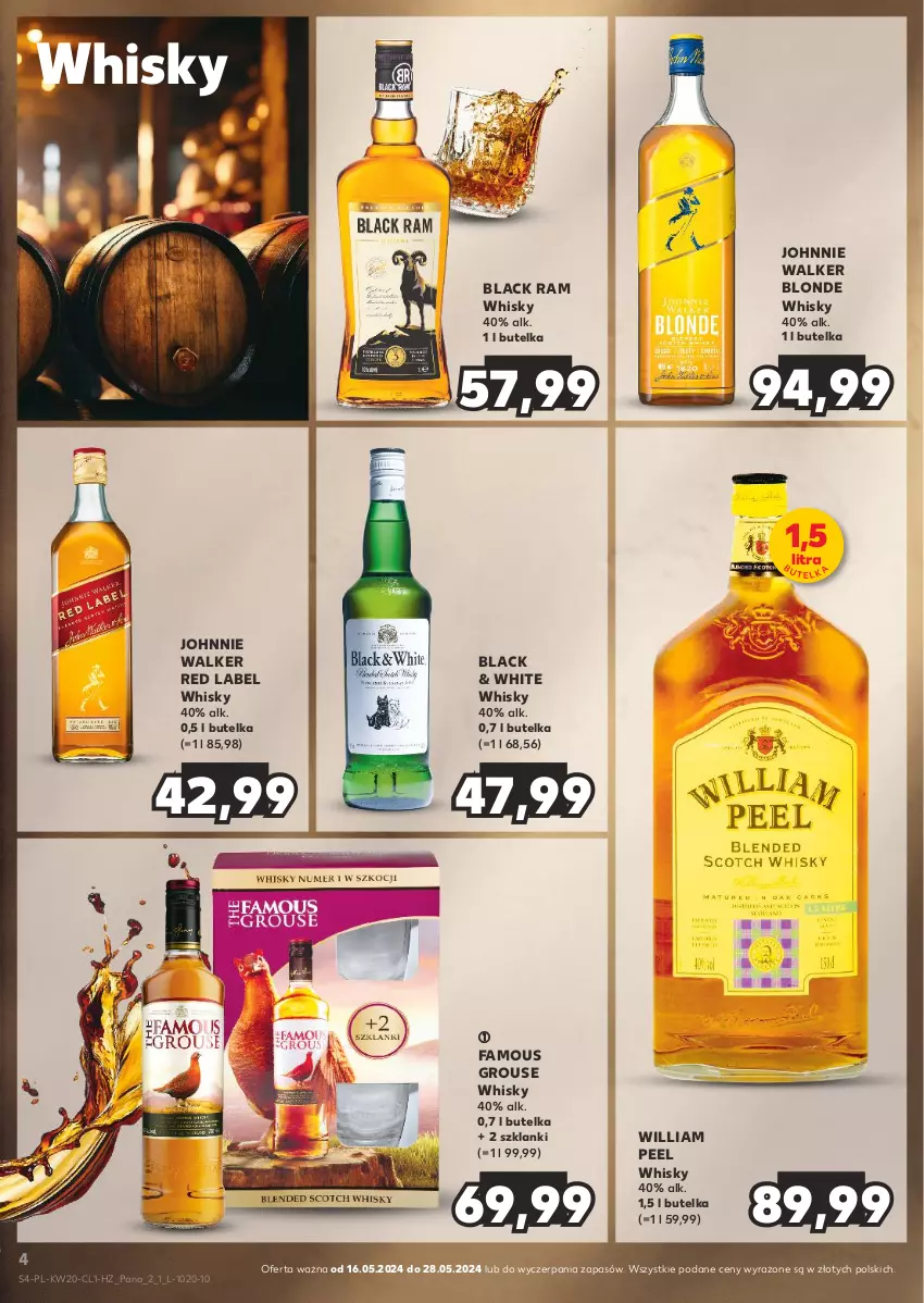 Gazetka promocyjna Kaufland - Barek Kauflandu - ważna 16.05 do 28.05.2024 - strona 4 - produkty: Fa, Johnnie Walker, Lack, Lanki, Whisky