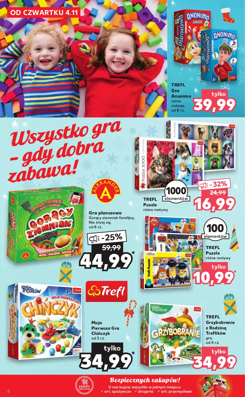 Gazetka promocyjna Kaufland - Katalog Zabawki - ważna 04.11 do 06.12.2021 - strona 6 - produkty: Fa, Gra, Gry, Klocki, Piec, Puzzle