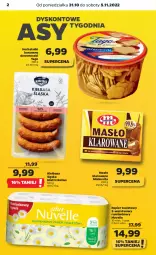 Gazetka promocyjna Netto - Artykuły spożywcze - Gazetka - ważna od 05.11 do 05.11.2022 - strona 2 - produkty: Masło klarowane, Rum, Papier, Mlekovita, Tago, Papier toaletowy, Herbatniki, Masło, Kiełbasa, Mleko, Kiełbasa śląska