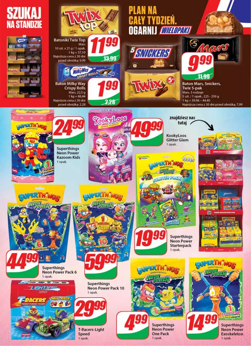 Gazetka promocyjna Dino - Gazetka 37 - ważna 13.09 do 19.09.2023 - strona 4 - produkty: Acer, Baton, Mars, Milky Way, Snickers, Twix