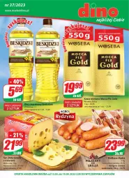 Gazetka promocyjna Dino - Gazetka 37 - Gazetka - ważna od 19.09 do 19.09.2023 - strona 1 - produkty: Beskidzki, Kawa mielona, Kawa, Mlekovita, Olej rzepakowy, Woseba, Grill, Olej, Kiełbasa, Mleko, Kiełbasa śląska