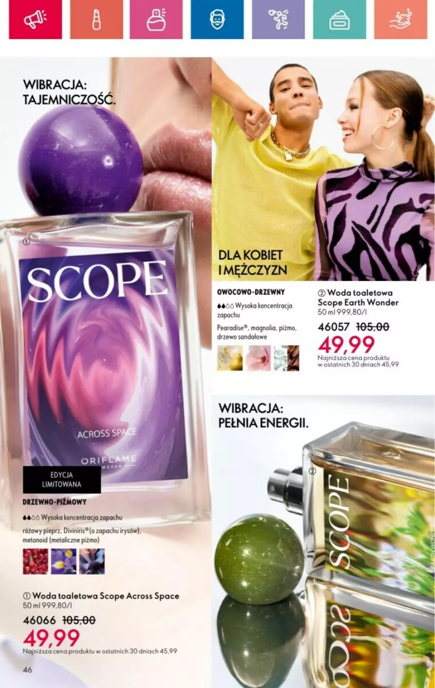 Gazetka promocyjna Oriflame - ważna 19.01 do 08.02.2025 - strona 106 - produkty: Pieprz, Sandał, Sok, Woda, Woda toaletowa