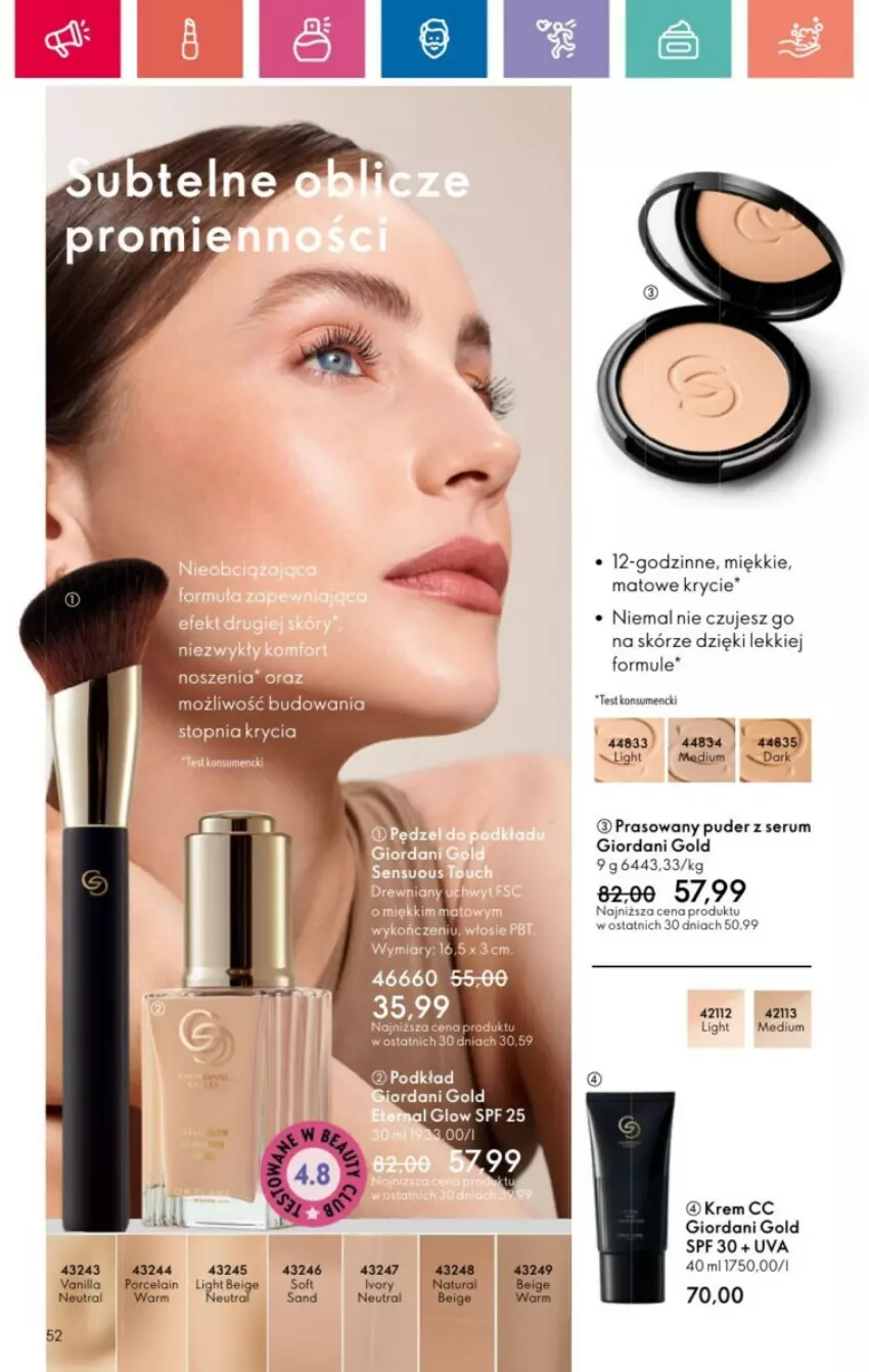 Gazetka promocyjna Oriflame - ważna 19.01 do 08.02.2025 - strona 113 - produkty: Giordani Gold, Mule, Por, Puder, Rum, Ser, Serum