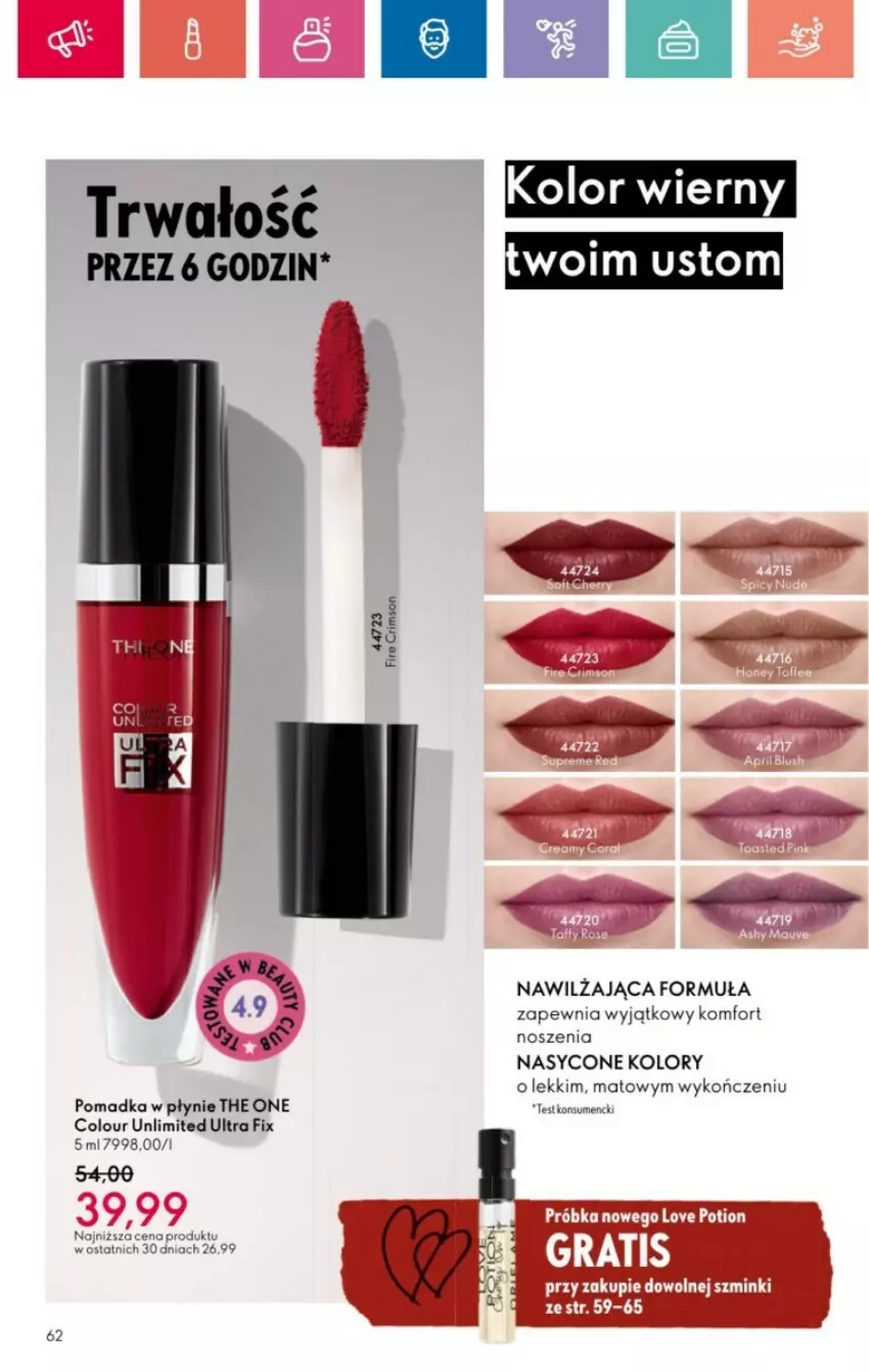 Gazetka promocyjna Oriflame - ważna 19.01 do 08.02.2025 - strona 124 - produkty: The ONE