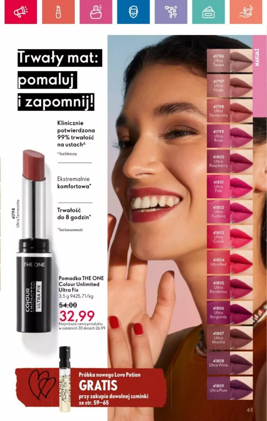 Gazetka promocyjna Oriflame - ważna 19.01 do 08.02.2025 - strona 125 - produkty: The ONE