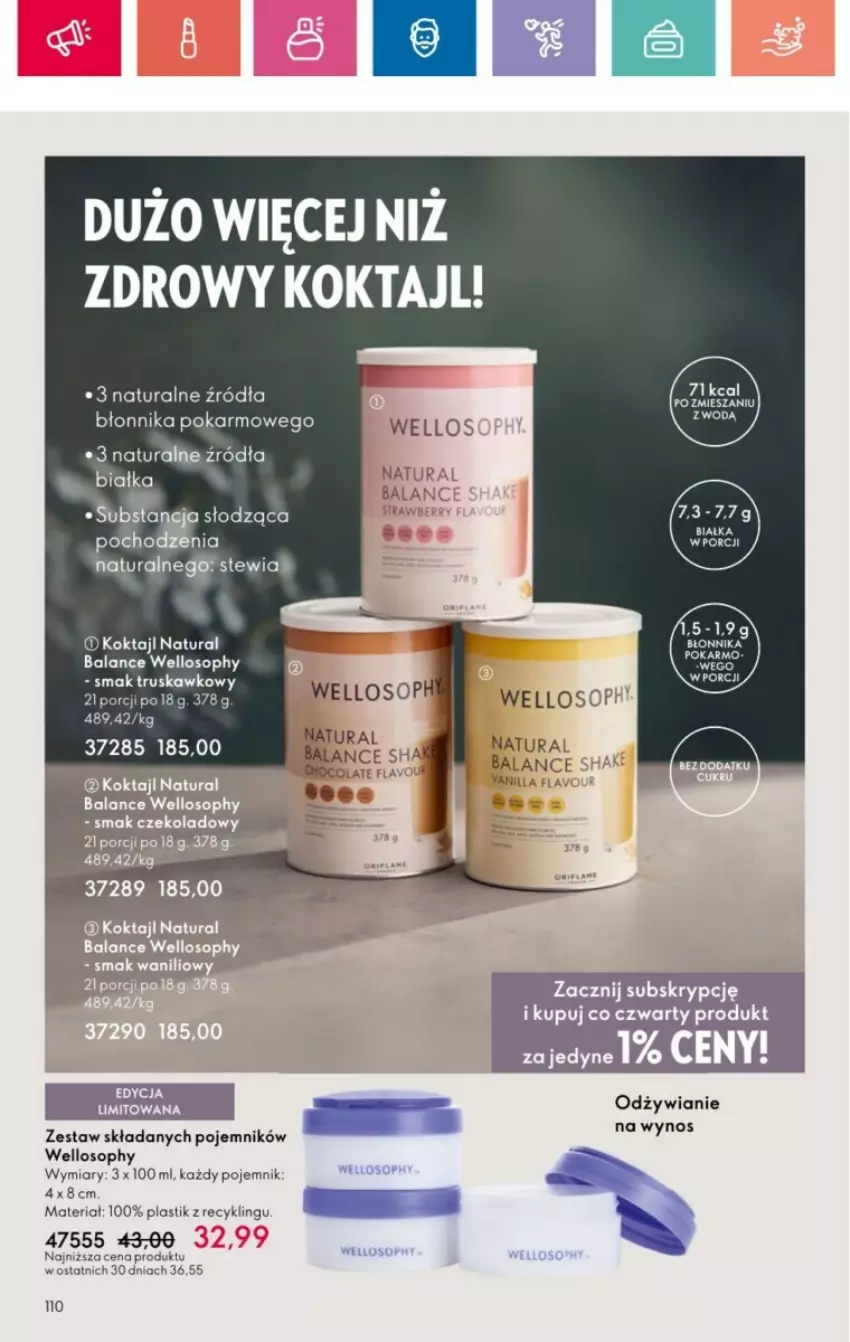 Gazetka promocyjna Oriflame - ważna 19.01 do 08.02.2025 - strona 14 - produkty: Pojemnik, Por