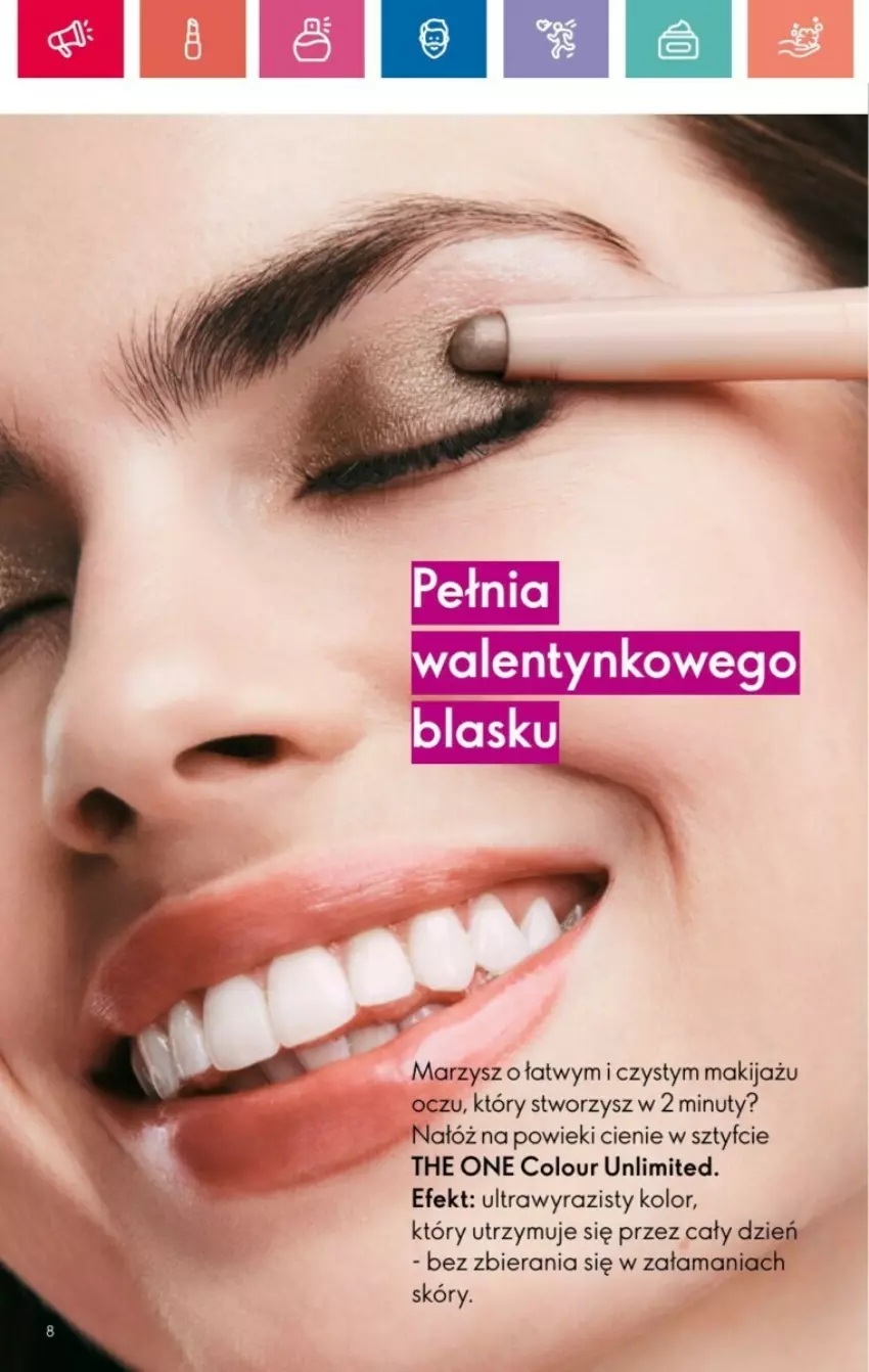 Gazetka promocyjna Oriflame - ważna 19.01 do 08.02.2025 - strona 143 - produkty: Makijaż, Nuty, The ONE