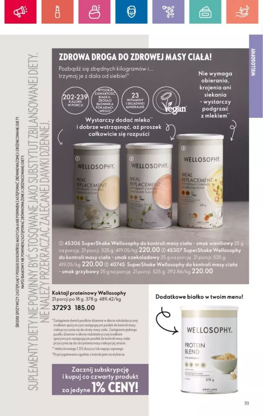 Gazetka promocyjna Oriflame - ważna 19.01 do 08.02.2025 - strona 15 - produkty: Gra, Koktajl proteinowy, Mleko, Por, Sony