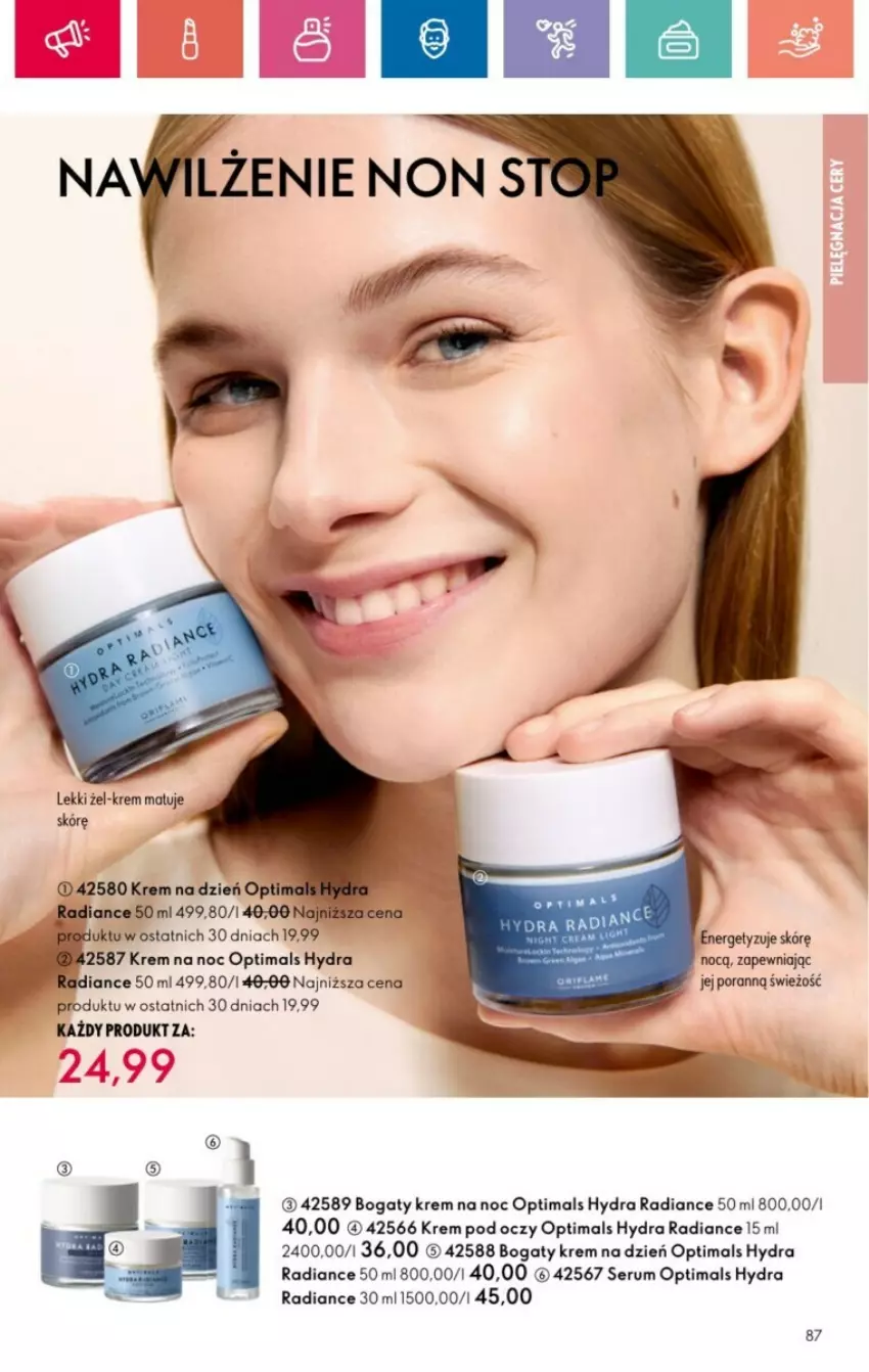 Gazetka promocyjna Oriflame - ważna 19.01 do 08.02.2025 - strona 151 - produkty: Krem na dzień, Krem na noc, Krem pod oczy, Optima, Optimals, Por, Rum, Ser, Serum