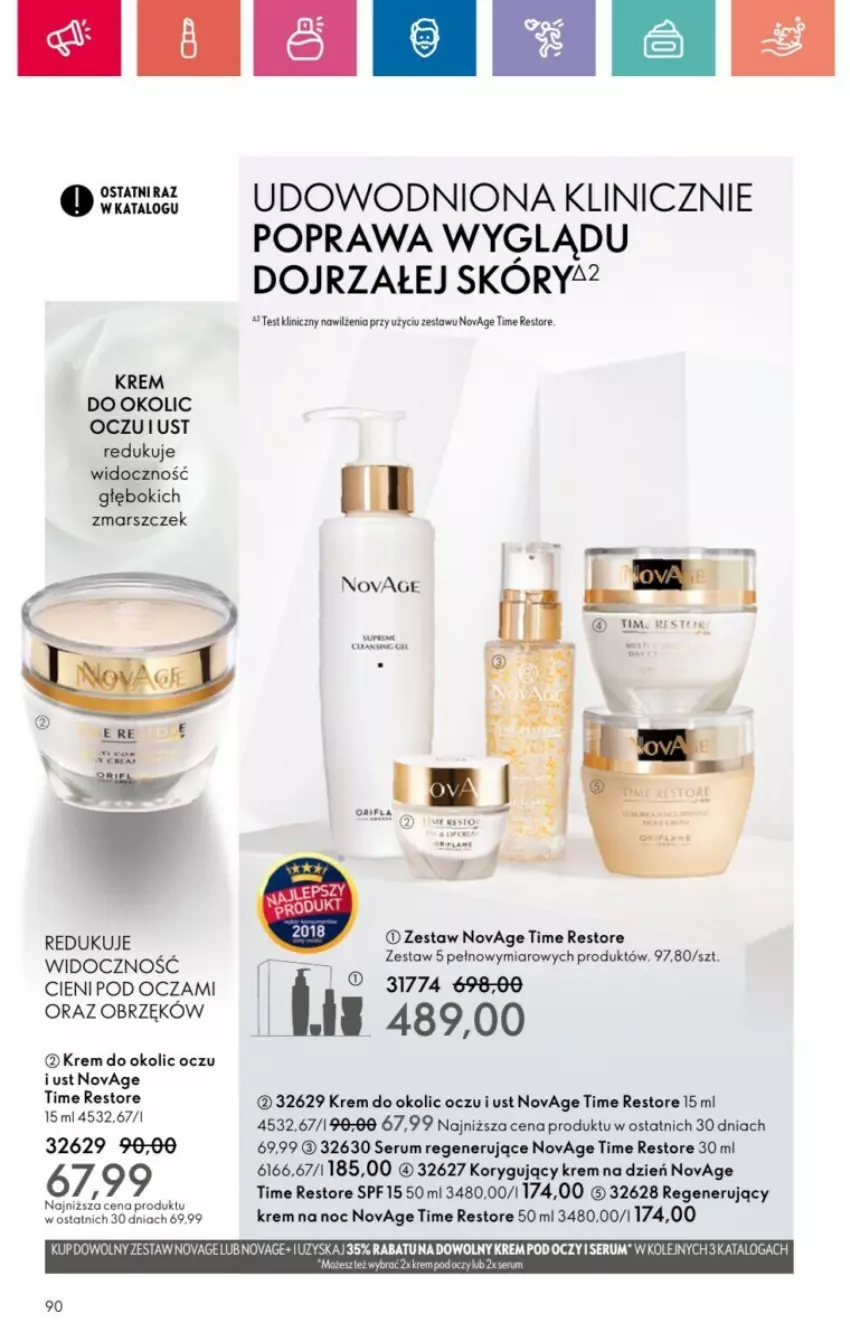 Gazetka promocyjna Oriflame - ważna 19.01 do 08.02.2025 - strona 155 - produkty: Krem na dzień, Krem na noc, Krem pod oczy, Mars, NovAge, Olej, Rum, Ser, Serum