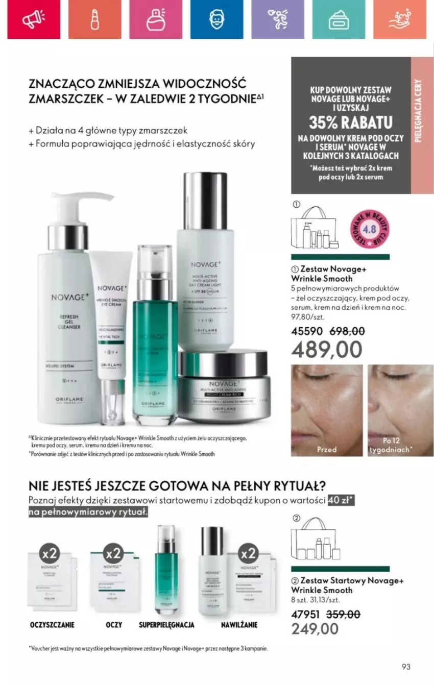 Gazetka promocyjna Oriflame - ważna 19.01 do 08.02.2025 - strona 158 - produkty: Krem na dzień, Krem na noc, Krem pod oczy, Mars, NovAge, Olej, Oriflame, Por, Rum, Ser, Serum