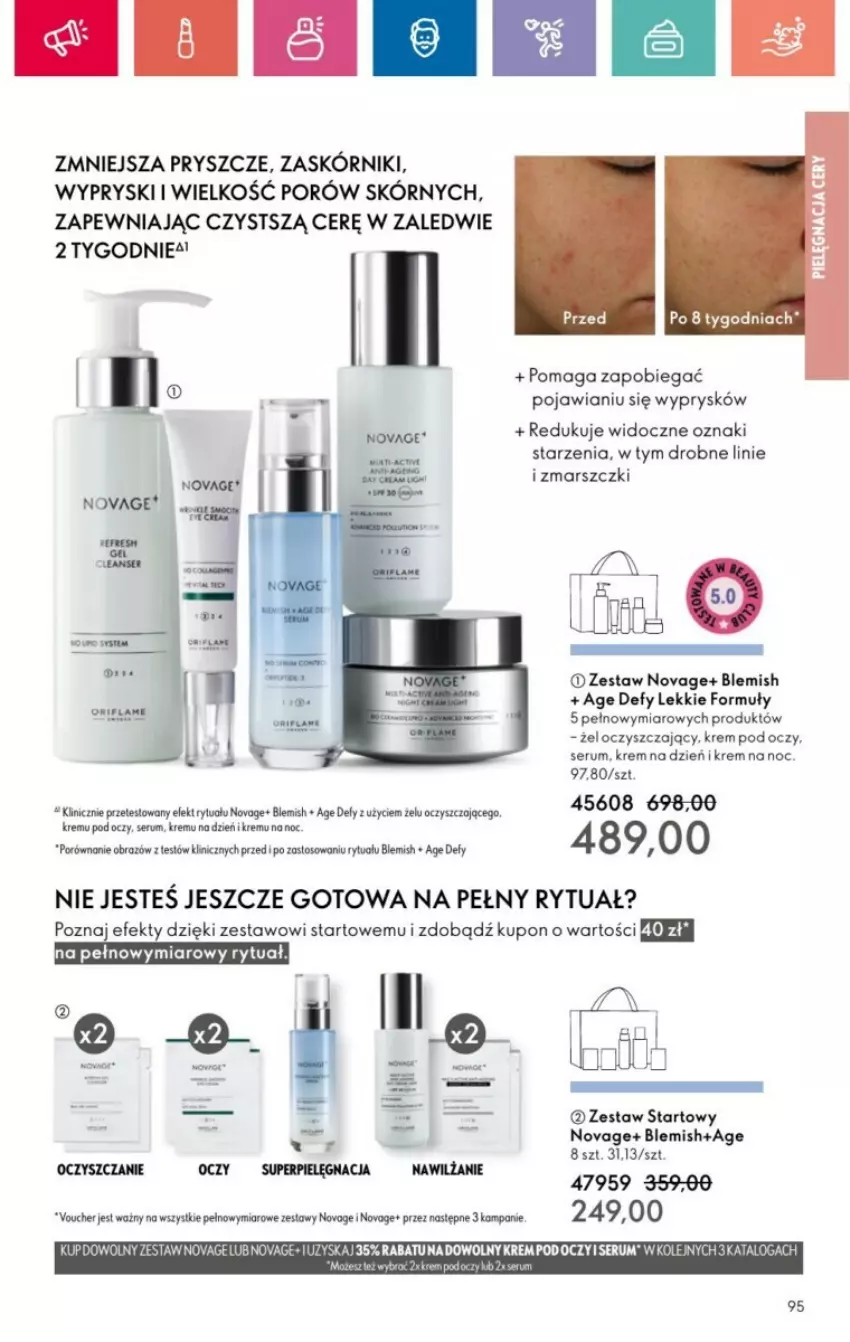 Gazetka promocyjna Oriflame - ważna 19.01 do 08.02.2025 - strona 160 - produkty: Krem na dzień, Krem na noc, Krem pod oczy, Mars, NovAge, Obraz, Olej, Por, Rum, Ser, Serum