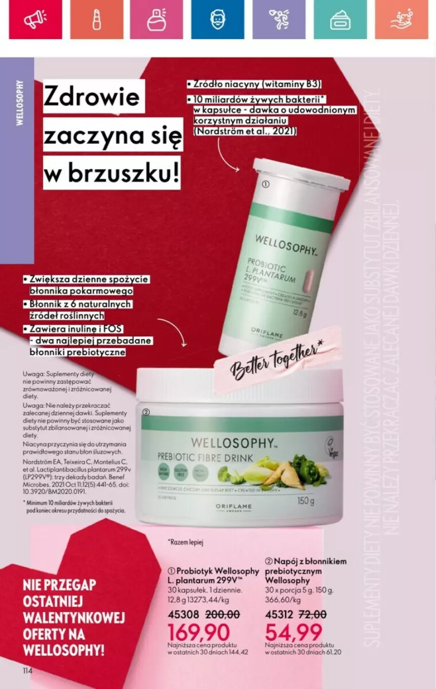 Gazetka promocyjna Oriflame - ważna 19.01 do 08.02.2025 - strona 18 - produkty: Napój, Probiotyk, Rum