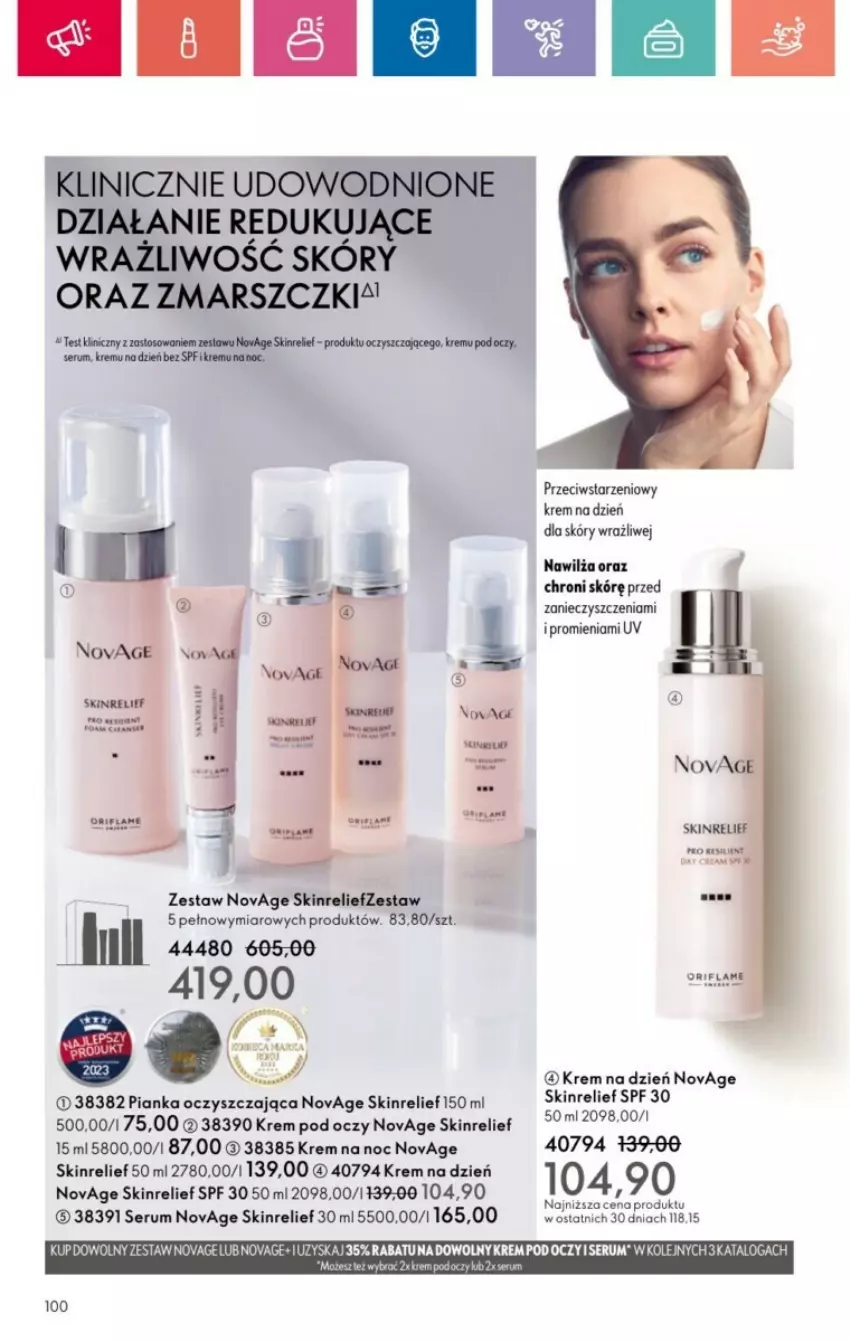 Gazetka promocyjna Oriflame - ważna 19.01 do 08.02.2025 - strona 3 - produkty: Krem na dzień, Krem na noc, Krem pod oczy, Mars, NovAge, Olej, Rum, Ser, Serum