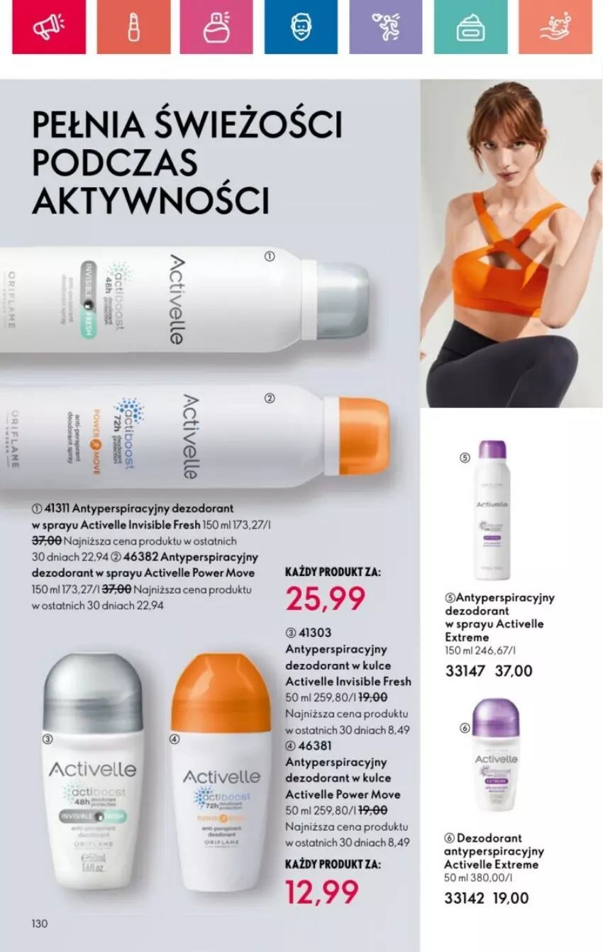 Gazetka promocyjna Oriflame - ważna 19.01 do 08.02.2025 - strona 36 - produkty: Activelle, Dezodorant