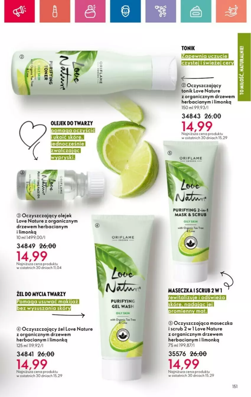 Gazetka promocyjna Oriflame - ważna 19.01 do 08.02.2025 - strona 59 - produkty: Love Nature, Olej, Ser, Tonik