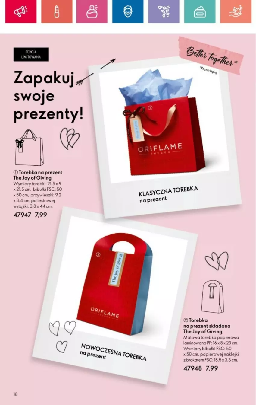 Gazetka promocyjna Oriflame - ważna 19.01 do 08.02.2025 - strona 75 - produkty: Bibułki, Klej, Papier, Torebka