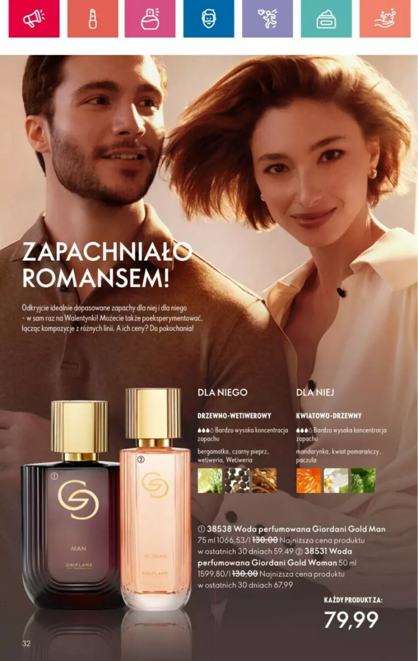 Gazetka promocyjna Oriflame - ważna 19.01 do 08.02.2025 - strona 91 - produkty: Giordani Gold, Koc, Perfum, Woda, Woda perfumowana