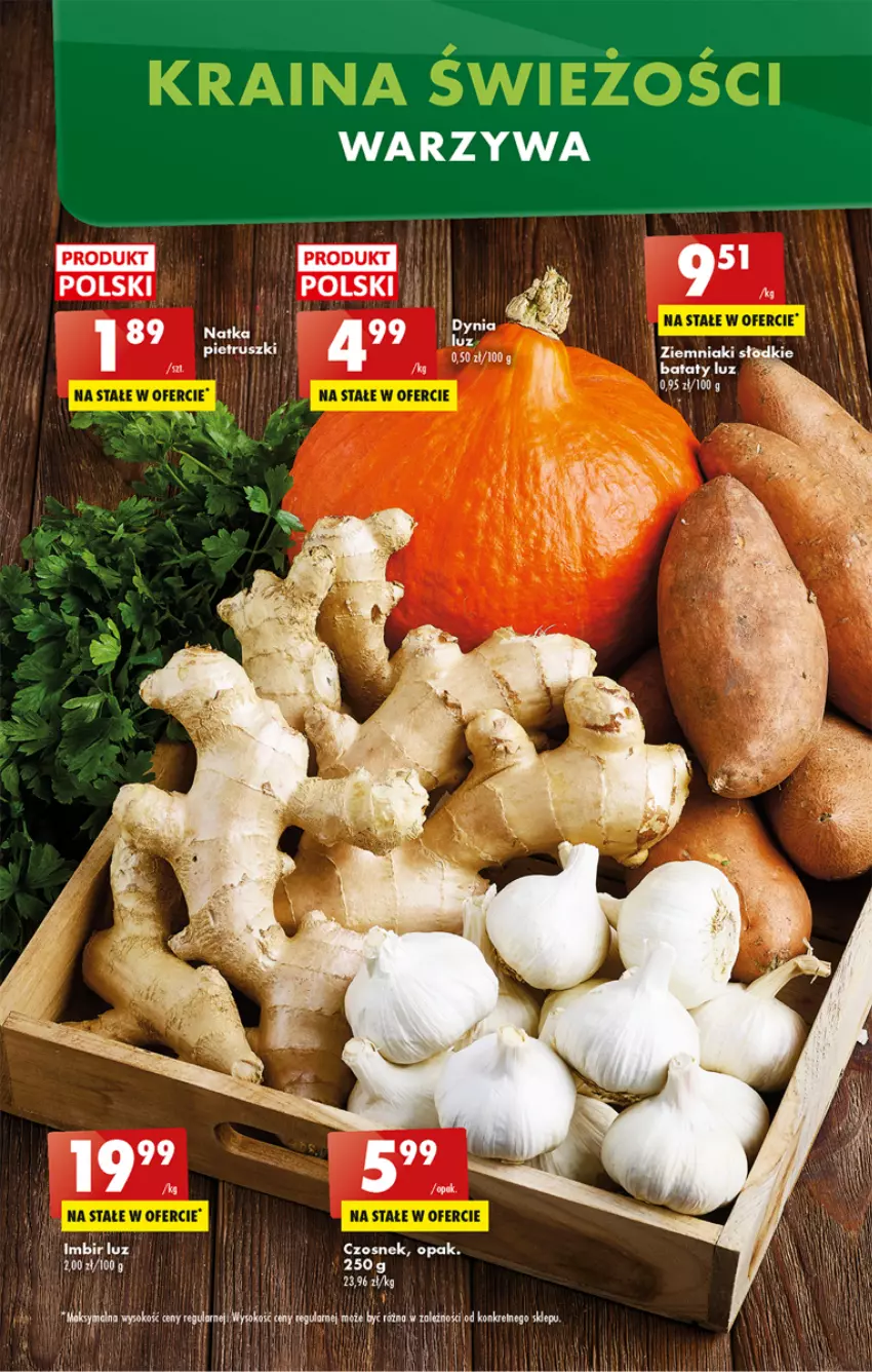 Gazetka promocyjna Biedronka - W tym tygodniu - ważna 12.09 do 18.09.2022 - strona 35 - produkty: Czosnek, Imbir, Warzywa