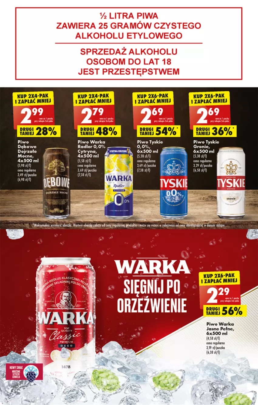 Gazetka promocyjna Biedronka - W tym tygodniu - ważna 12.09 do 18.09.2022 - strona 47 - produkty: Piwo, Radler, Tyskie, Warka