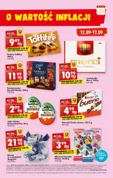 Gazetka promocyjna Biedronka - W tym tygodniu - Gazetka - ważna od 18.09 do 18.09.2022 - strona 17 - produkty: Sok, Gra, Kinder Bueno, Praliny, , Tonik, Toffifee, Baton, Mleczna kanapka, Merci, Kinder, Baryłki