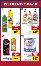 Gazetka promocyjna Carrefour - Gazetka Weekend okazji już od czwartku! - Gazetka - ważna od 31.01 do 31.01.2026 - strona 6 - produkty: Domestos, Papier, Perełki zapachowe, Ręcznik, Płyn do wc, Foxy, Fairy, Lenor, Fa