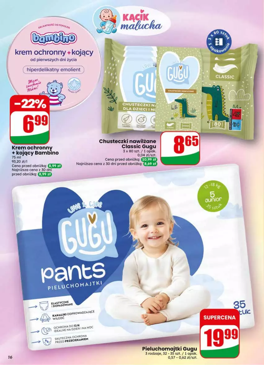Gazetka promocyjna Dino - Gazetka 25 / 2026 - ważna 17.06 do 23.06.2026 - strona 16 - produkty: Majtki, Pieluchomajtki