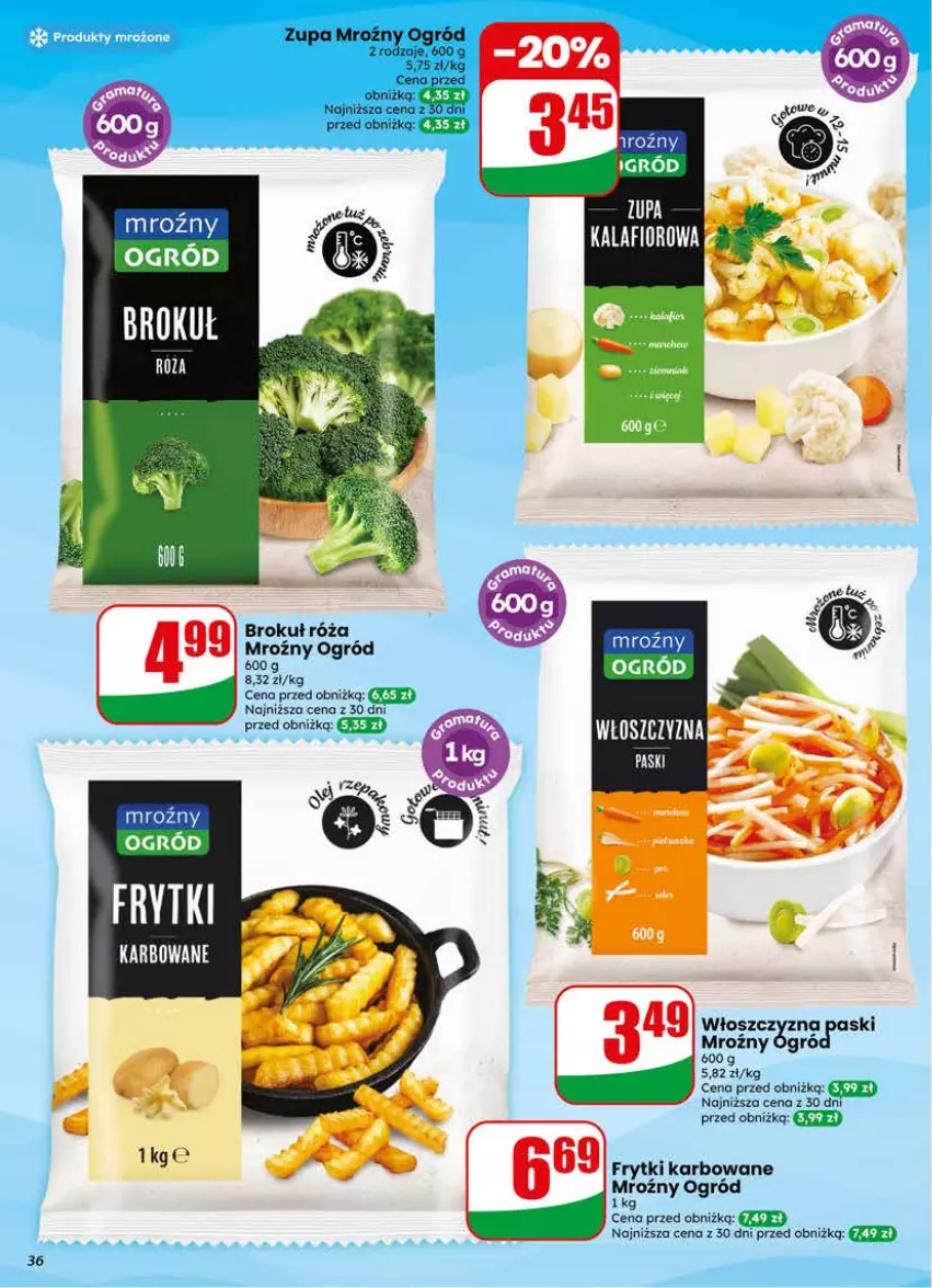 Gazetka promocyjna Dino - Gazetka 25 / 2026 - ważna 17.06 do 23.06.2026 - strona 36 - produkty: Frytki, Ogród, Róża, Zupa